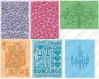 Cuttlebug Embossing Folders Set of 6 - Love's In The Air