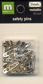 Safety Pins - Metallic